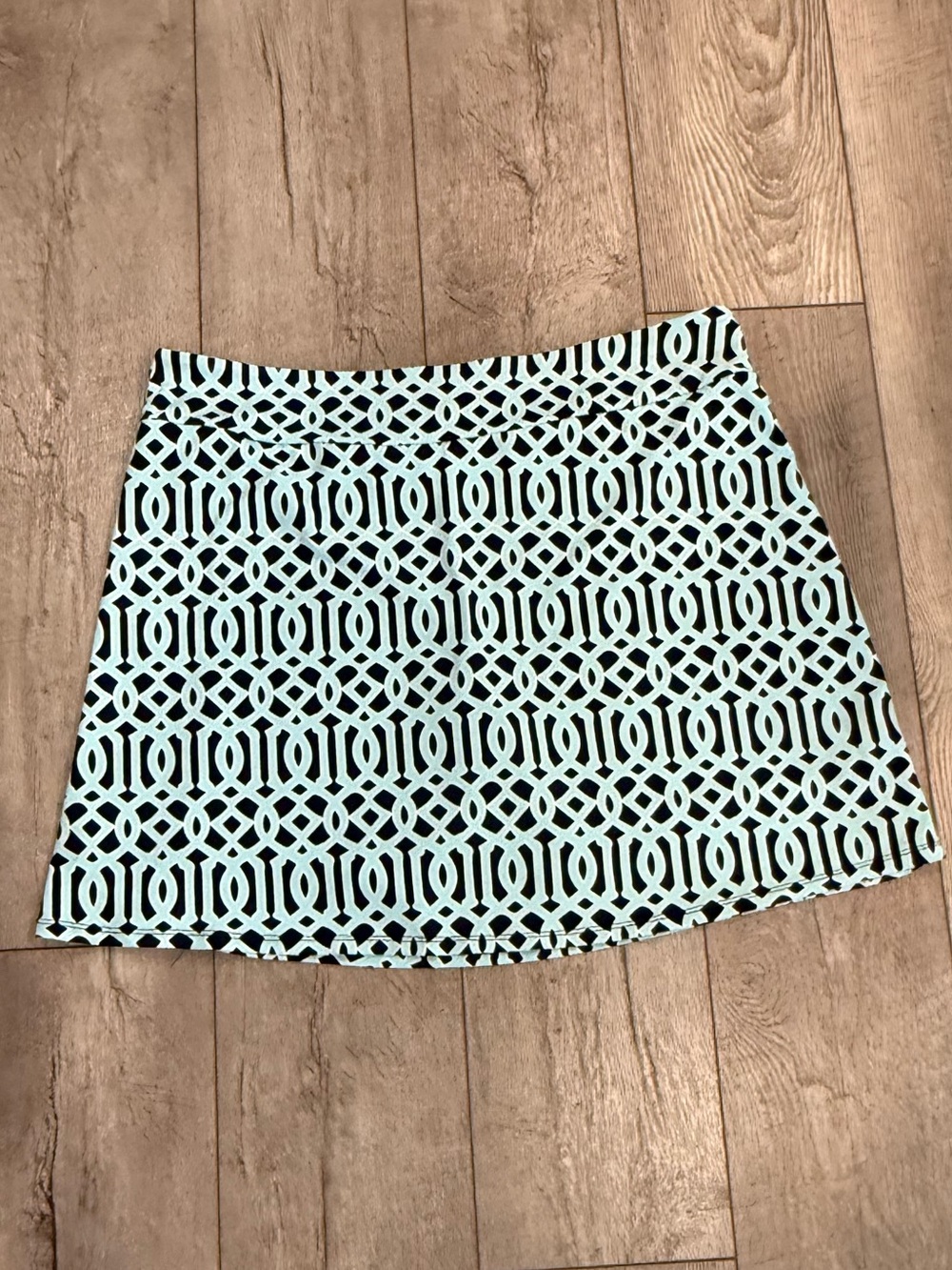 Lulu-B Geometric Print Pull-On Skort — Women’s XL